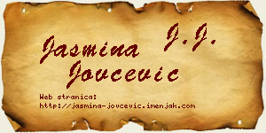 Jasmina Jovčević vizit kartica